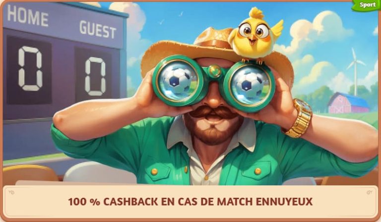 BillyBets Casino cashback