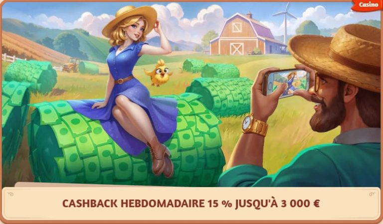 BillyBets Casino cashback hebdomadaire