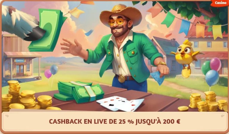 BillyBets Casino cashback live