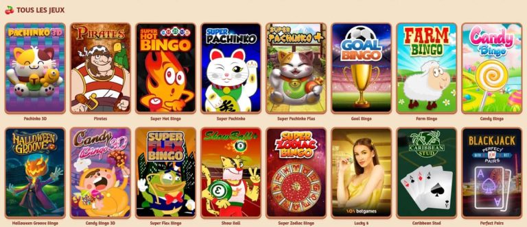 BillyBets Casino jeux à gratter